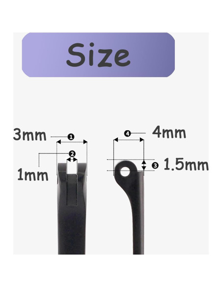 Patas de Gafas de Metal TORWOL 138mm Gris Reemplazo DIY