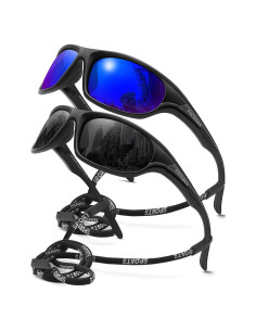 Gafas de sol deportivas AWGSEE UV400 TR90 para hombres