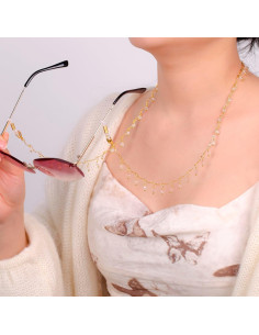 Cadena de Gafas KKJoy de Cobre 80cm con Gomas 2