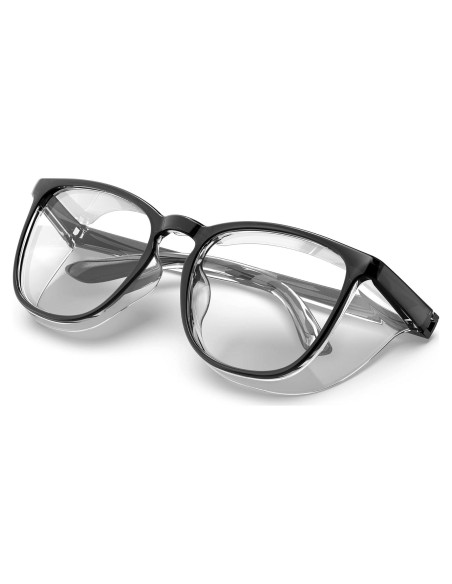 Gafas de Seguridad Anti-Vaho y Anti-Luz Azul - Negro