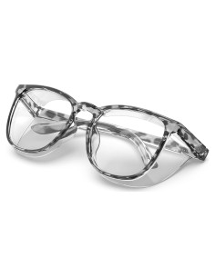 Gafas de Seguridad Antivaho Antirayaduras Gris Leopardo