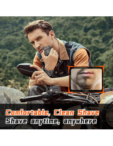 Mini Afeitadora Eléctrica MAXGROOM 8500RPM Impermeable