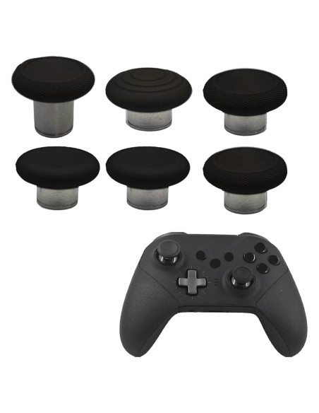 6 Palancas de Control para Xbox Elite 2 - Reemplazo Negro