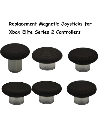 6 Palancas de Control para Xbox Elite 2 - Reemplazo Negro