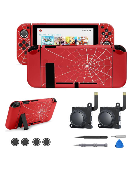 Funda Protectora JINGDU para Nintendo Switch 2017 Roja