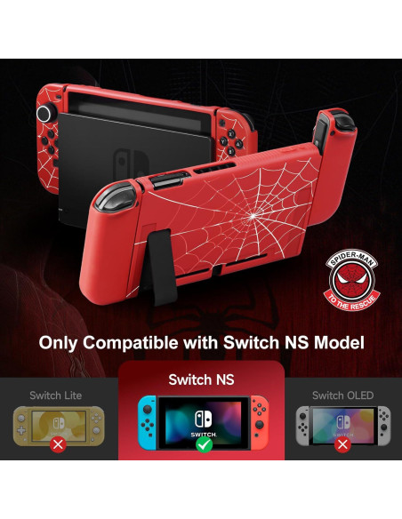 Funda Protectora JINGDU para Nintendo Switch 2017 Roja