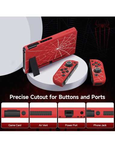 Funda Protectora JINGDU para Nintendo Switch 2017 Roja