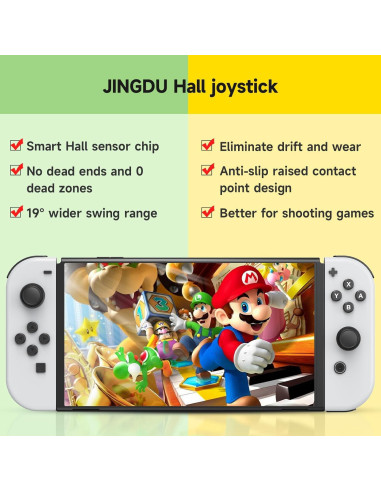 Funda Protectora JINGDU para Nintendo Switch 2017 Roja