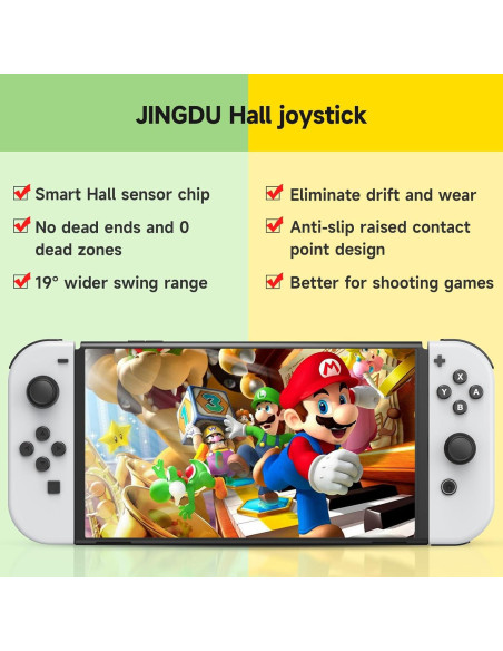 Funda Protectora JINGDU para Nintendo Switch 2017 Roja