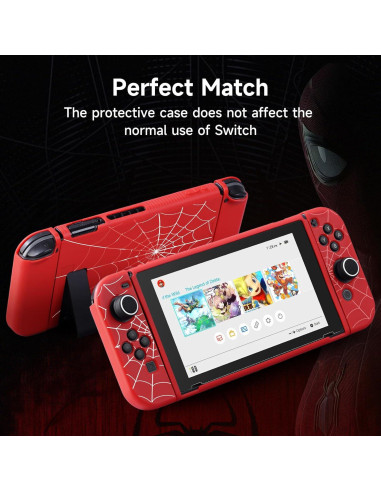 Funda Protectora JINGDU para Nintendo Switch 2017 Roja
