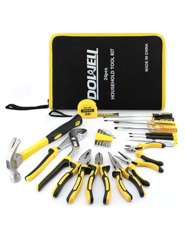 Juego de Herramientas DOWELL 24 Piezas con Estuche