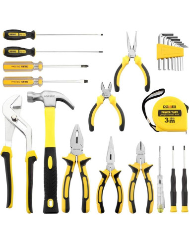 Juego de Herramientas DOWELL 24 Piezas con Estuche