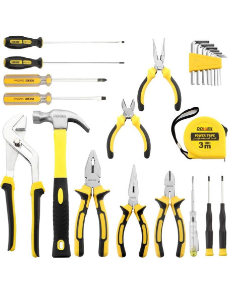 Juego de Herramientas DOWELL 24 Piezas con Estuche