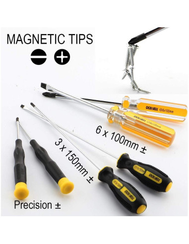 Juego de Herramientas DOWELL 24 Piezas con Estuche