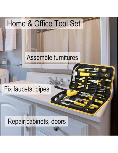 Juego de Herramientas DOWELL 24 Piezas con Estuche
