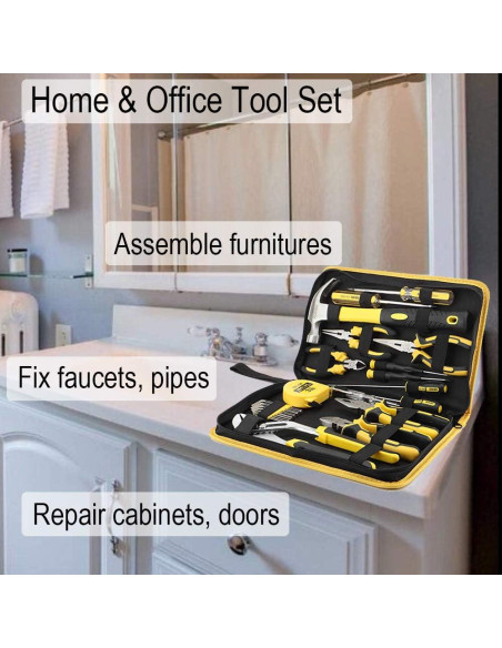 Juego de Herramientas DOWELL 24 Piezas con Estuche