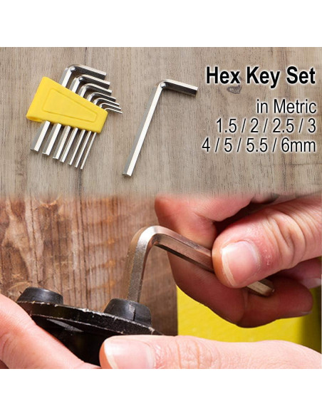 Juego de Herramientas DOWELL 24 Piezas con Estuche