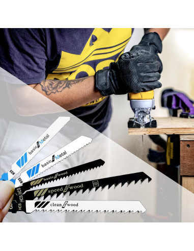 Juego de 20 Cuchillas de Sierra de Calar Triwenve HCS/HSS