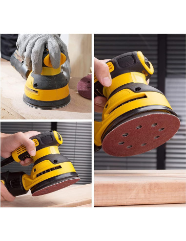 165 Discos de Lijado 5 Pulgadas POTUINOM Grano Variado