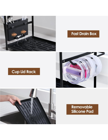 Organizador de Botellas Housolution 8 Ranuras para 40 oz