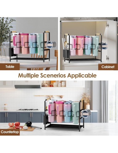 Organizador de Botellas Housolution 8 Ranuras para 40 oz