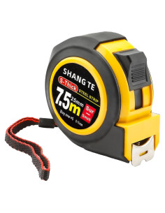 Cinta Métrica 7.6m Yekepal Retráctil con Bloqueo Automático