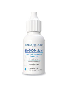 Biotics Research Bio-DK-Mulsion Gotas 29.57 ml - Vitamina D3 y K2