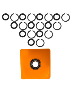 10 Anillos de Retención para Llave de Impacto 3/8" Milwaukee