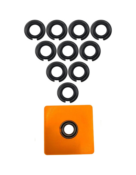 10 Anillos de Retención para Llave de Impacto 3/8" Milwaukee