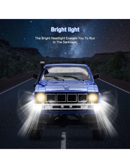 Camión Crawler RC Mostop C24 4x4 Todo Terreno LED