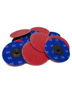 Discos de Lijado Cerámico 75 mm Benchmark Abrasives - 500 Paquete 24 Grano