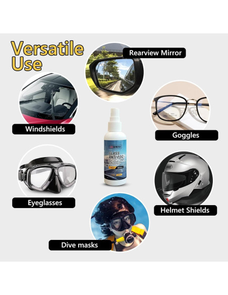 Spray Antivaho LOCBONDSO 100ml para Gafas y Parabrisas Spray Antivaho LOCBONDSO 100ml para Gafas y Parabrisas