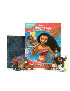 Disney Moana My Busy Books - Storybook, 10 figurines, playmat 2