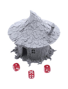 Cabaña de Hongo Goblin Printable Scenery 28mm RPG Wargame 2