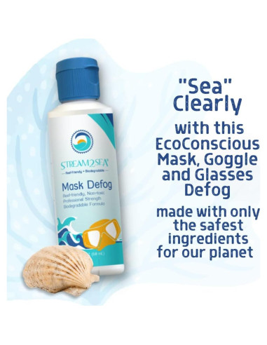 Stream2Sea Desempañante Biodegradable 3x2 Fl Oz para Gafas