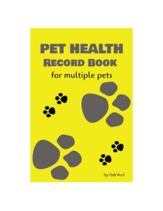 Libro de Registro de Salud para Mascotas - Hasta 3 Mascotas