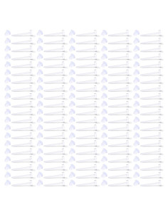 Retenedores de Aretes 20G SCERRING 100PCS Acrílico Claro