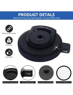 Tapa de Tazón Exterior Ninja Creami NC300 NC301 Repuesto 2