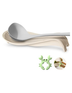 Soporte de Cuchara de Silicona Yaozyety Cangrejo 22,86 cm