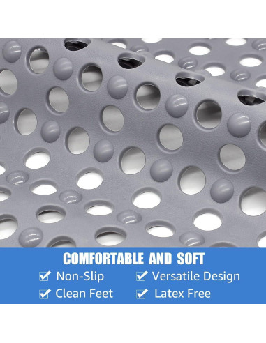 Alfombrilla de Ducha Antideslizante EOOXEKFX 46x79 cm