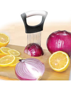 Cortador de Cebolla JAYVAR Acero Inoxidable Multifuncional 2