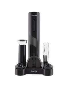Juego de Vino 7 Piezas Ivation - Abrebotellas Eléctrico y Más