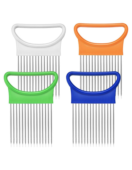 4 Sostenedores de Cebolla Boao Acero Inoxidable 11x7.5cm