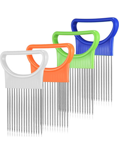 4 Sostenedores de Cebolla Boao Acero Inoxidable 11x7.5cm