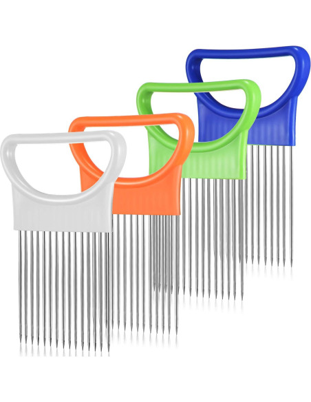 4 Sostenedores de Cebolla Boao Acero Inoxidable 11x7.5cm