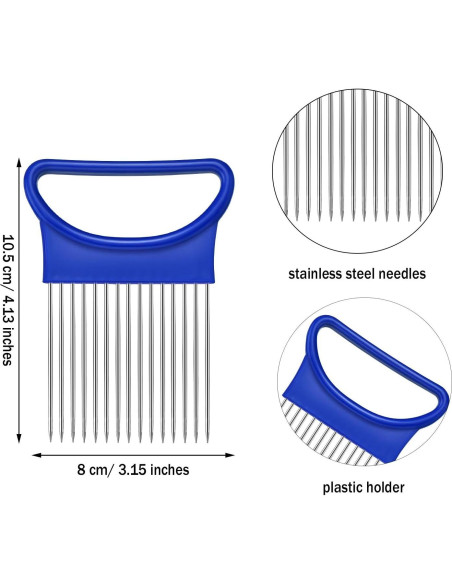 4 Sostenedores de Cebolla Boao Acero Inoxidable 11x7.5cm