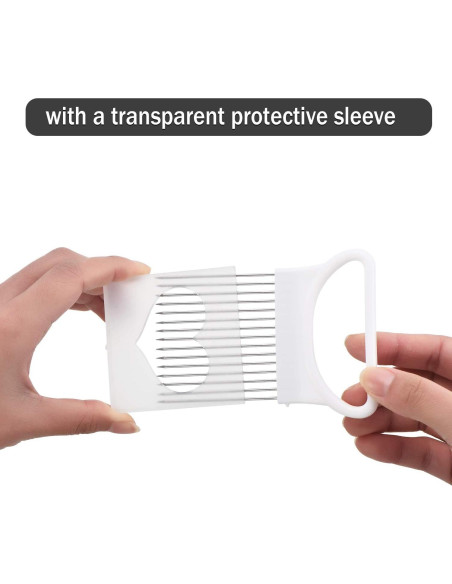 4 Sostenedores de Cebolla Boao Acero Inoxidable 11x7.5cm