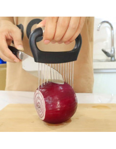 Cortador de Cebolla FATUXZ de Acero Inoxidable 20 cm 2