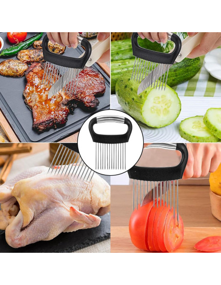 Cortador de Cebolla FATUXZ de Acero Inoxidable 20 cm