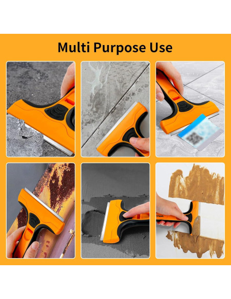 Raspador de Cuchilla Ancha JiangCore 10,16 cm con 15 Cuchillas Raspador de Cuchilla Ancha JiangCore 10,16 cm con 15 Cuchillas